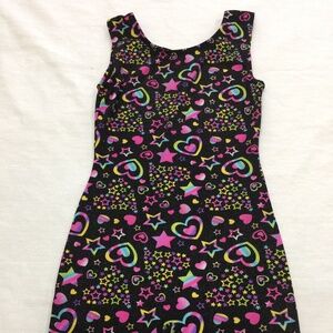 🦜 JACQUES MORET GIRLS ATHLETIC LEOTARD SIZE 8/10 🦜
